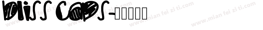 bliss caps字体转换